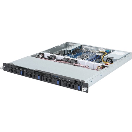 R121-340 1U, LGA1151, Intel C232, 4 x DDR4, 4 x 3.5" SATA, 2xGigabit Ethernet (1000 Мбит/с), 250 Вт