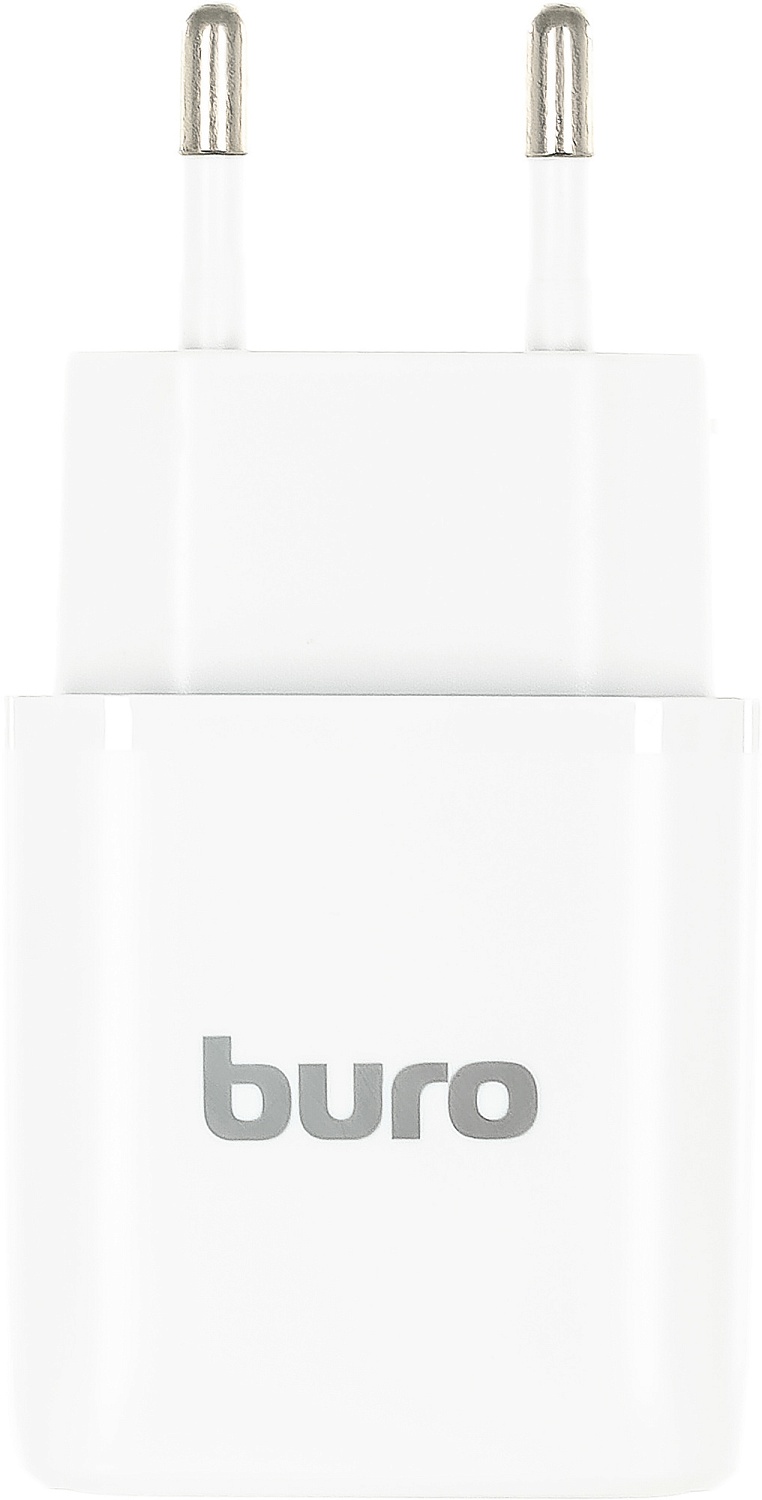 Сетевое зар./устр. Buro BUWG1 18W 3A (QC) USB-A универсальное белый (BUWG18P100WH)