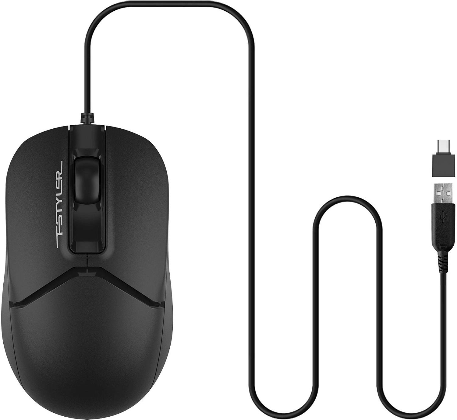 Мышь A4Tech Fstyler FM12T черный оптическая (1200dpi) USB для ноутбука (2but) Мышь A4Tech Fstyler FM12T черный оптическая (1200dpi) USB для ноутбука (2but)