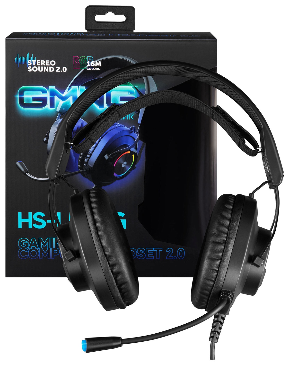 Наушники с микрофоном GMNG HS-L570G черный 2.1м мониторные оголовье (1533556)