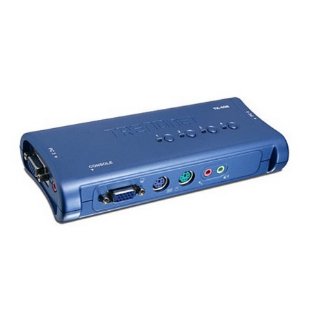 4-Port PS/2 KVM Switch Kit w/Audio RTL {12}