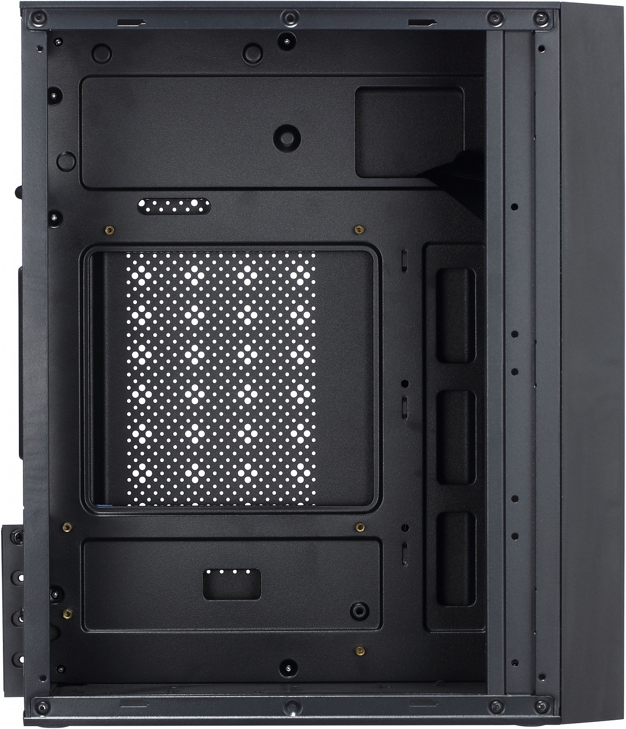 Корпус Accord ACC-261B черный без БП mATX 1x80mm 1x92mm 2x120mm 2xUSB2.0 1xUSB3.0 audio