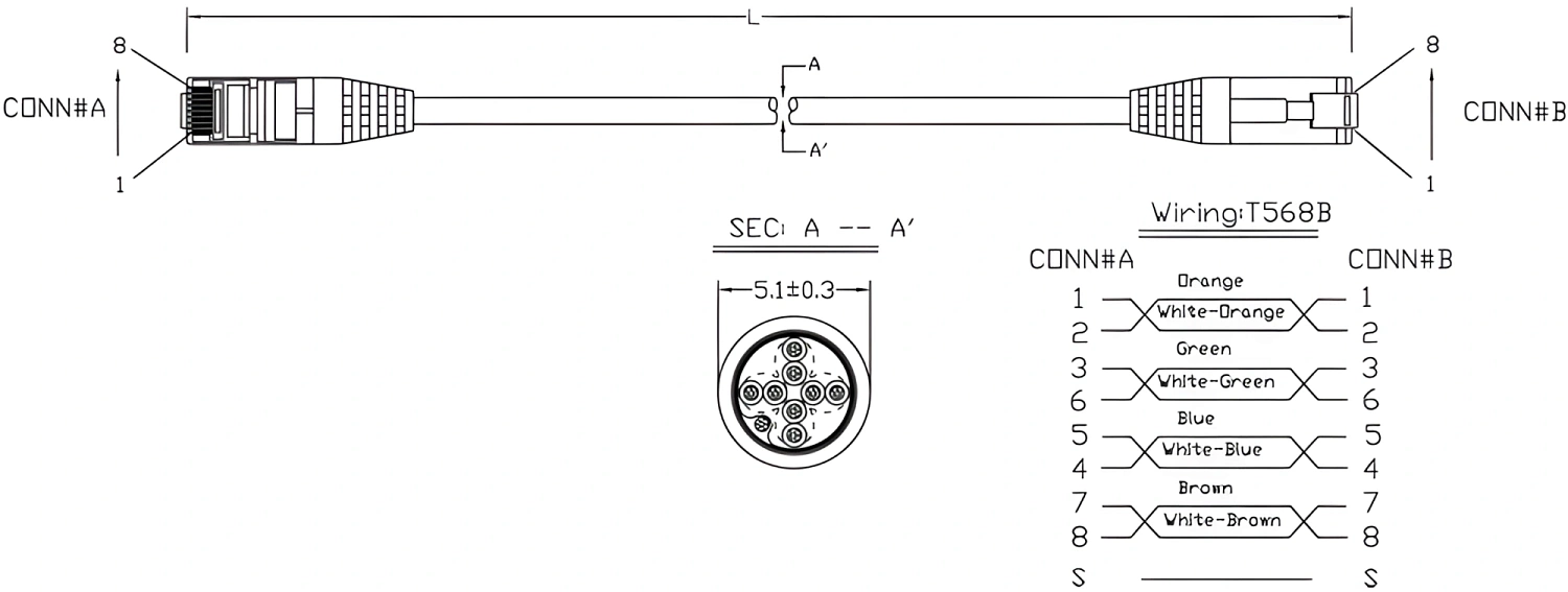 Патч-корд Hyperline PC-LPM-STP-RJ45-RJ45-C5e-0.5M-LSZH-BL PC-LPM-STP-RJ45-RJ45-C5E-0.5M F/UTP общий экран RJ-45 вил.-вилка RJ-45 кат.5E 0.5м синий LSZH (уп.:1шт) 26AWG