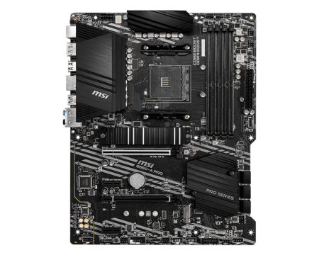 Материнская плата MSI B550-A PRO Soc-AM4 AMD B550 4xDDR4 ATX AC`97 8ch(7.1) GbLAN RAID+HDMI+DP