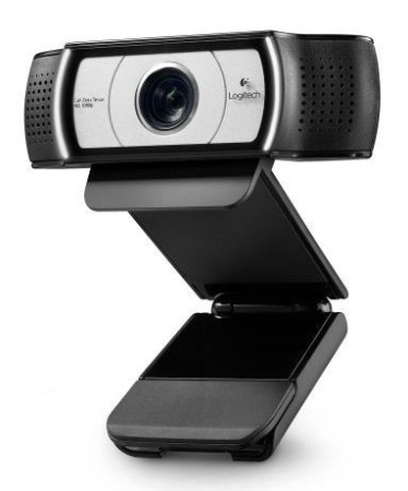 Веб-камера Logitech C930e (960-000972) черная, 3Mp, FHD 1080p@30fps, автофокус, 4х zoom (1080p), угол обзора 90°, складная подставка, USB2.0, кабель 1.5м