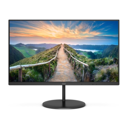 23.8" AOC Q24V4EA Black уц-1-1 (IPS, 2560x1440, HDMI+DP, 4 ms, 178°/178°, 250 cd/m, 20M:1, 75Hz, MM) (149877)