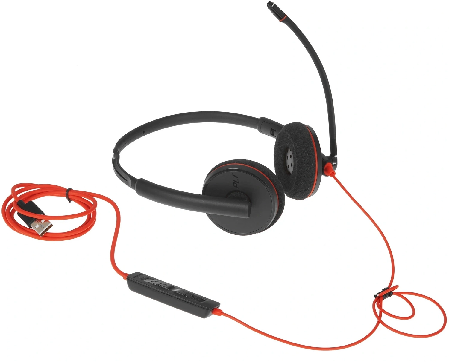 Наушники с микрофоном Poly Blackwire 3220 черный (8X228A6)