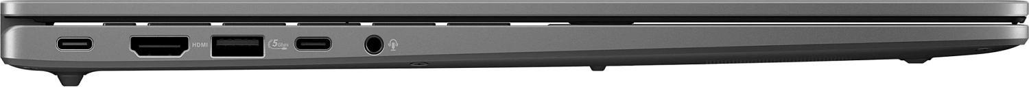 Ноутбук ASUS Vivobook S16 S3607AA-SH108 Intel Core Ultra 7 355 2.3 GHz /DDR5 32GB 1TB M.2 NVMe PCIe 4.0 SSD/Intel Arc Graphics 16" WUXGA (1920 x 1200) OLED 16:10/No OS/Matte Gray/1.70 kg
