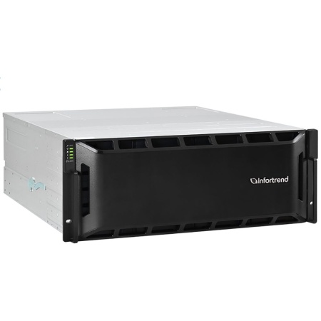 Платформа СХД Infortrend GS2016R01C0FD-8U32 EonStor GS 2000 3U/16bay, cloud-integrated unified storage, supports NAS, block, object storage and cloud gateway, dual redundant co ntroller subsystem including 2x12Gb/s SAS EXP. ports, 8x1G iSCSI ports +4x hos