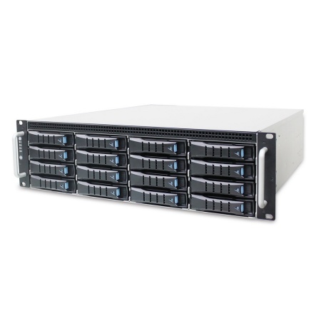 XJ1-30161-04 J3016-01, 3U, 16 x 3.5" hot-swap bays, hot-swap JBOD with single SAS 12G expander controller, Tool-less HDD tray, 549W 80+ Platinum redundant power supply, 2 sets 8643 cable, single BMC option, w/o rails