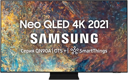 Телевизор QLED Samsung 85" QE85QN90BAUXCE Series 9 черный 4K Ultra HD 120Hz DVB-T DVB-T2 DVB-C DVB-S DVB-S2 USB WiFi Smart TV (RUS)