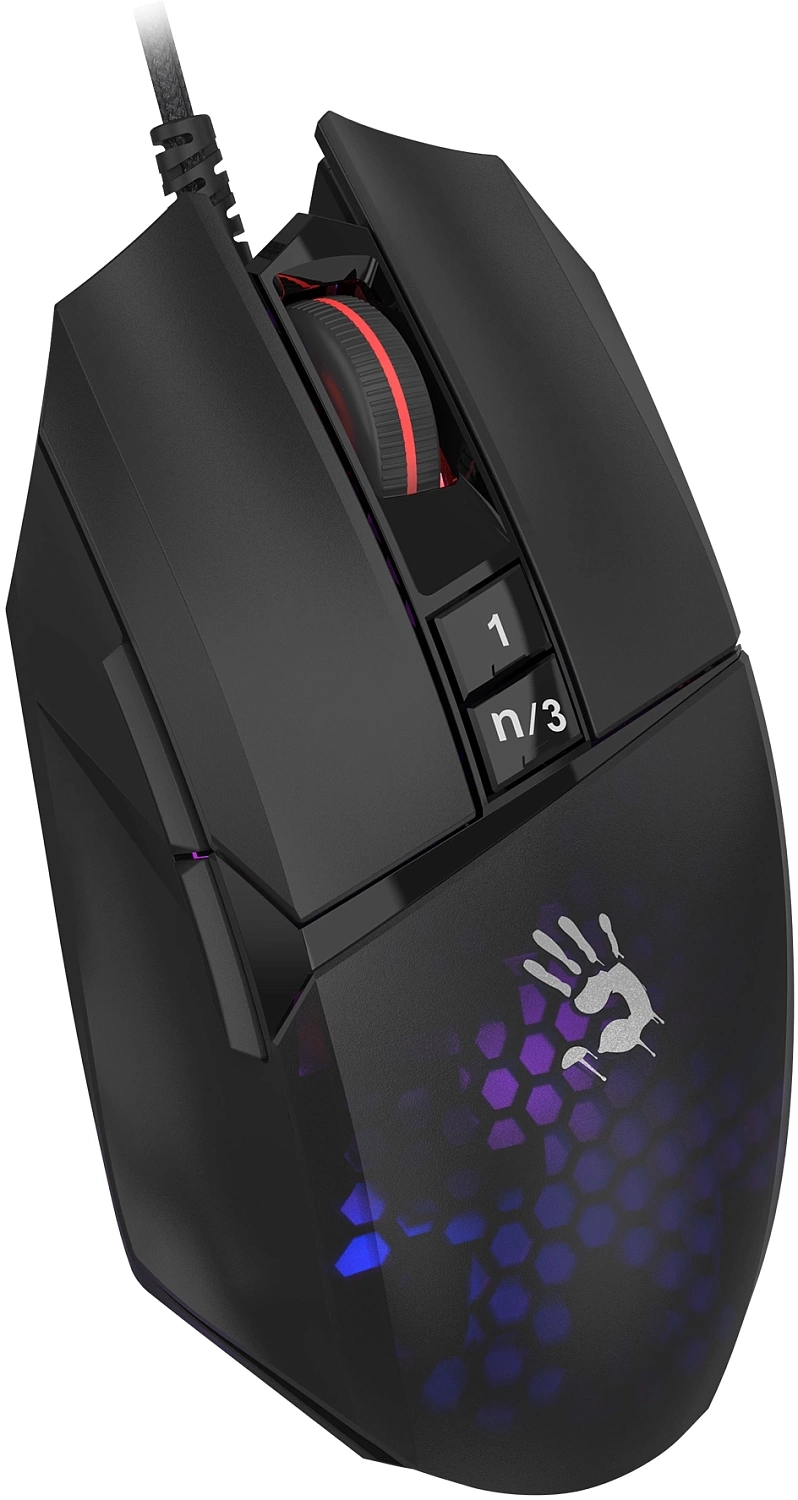 Мышь A4Tech Bloody W65 Max Mini черный оптическая (12000dpi) USB (9but) Мышь A4Tech Bloody W65 Max Mini черный оптическая (12000dpi) USB (9but)