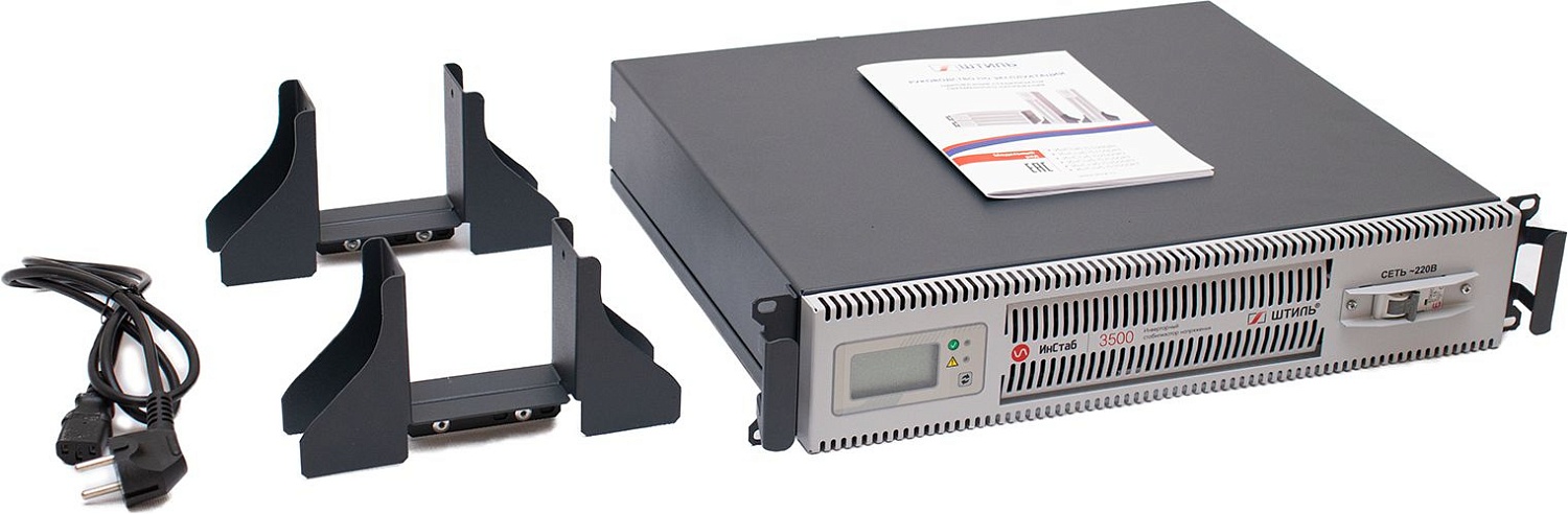 ШТИЛЬ Стабилизатора напряжения: 3500 ВА; 1 фазный; инверторный; вх 90-310В; вых 216/224В; универсальное