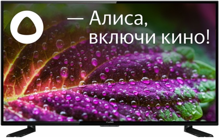 Телевизор LED Yuno 43" ULX-43FTCS2234 Яндекс.ТВ черный FULL HD 50Hz DVB-T2 DVB-C DVB-S2 USB WiFi Smart TV (RUS)