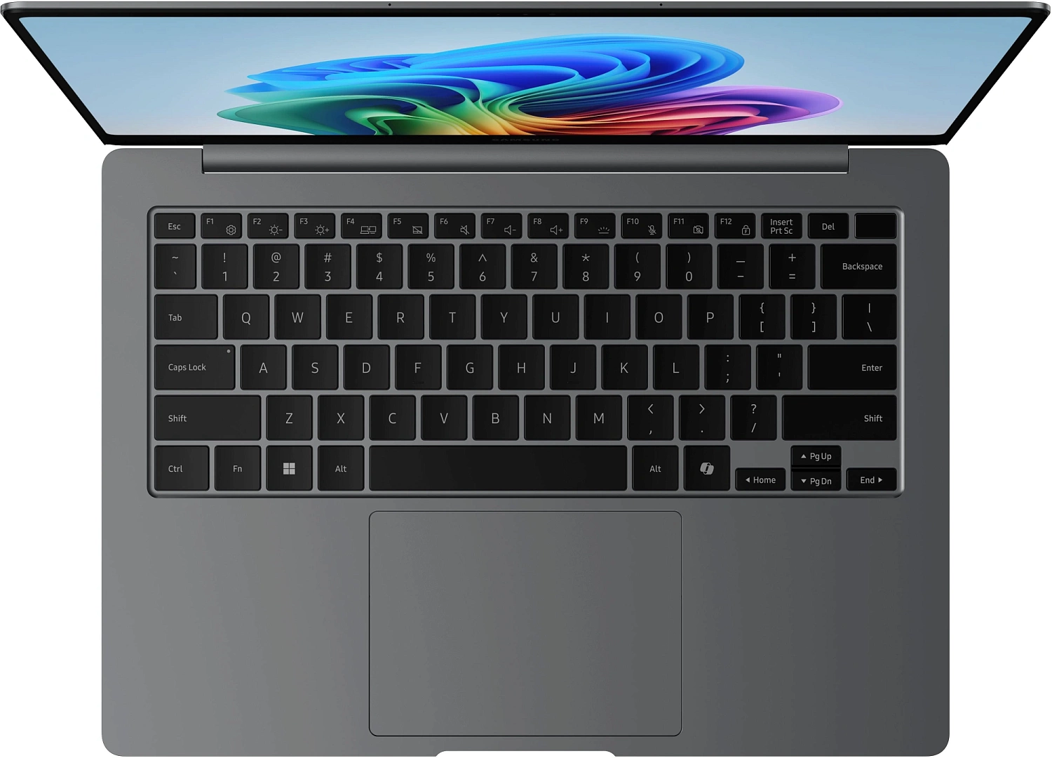 Ноутбук Samsung Galaxy Book 5 Pro NP960 Core Ultra 7 256V 16Gb SSD512Gb Intel Arc 140V 14" AMOLED Touch 2.8K (2880x1800) Windows 11 Home grey WiFi BT Cam (NP940XHA-LG2IN)