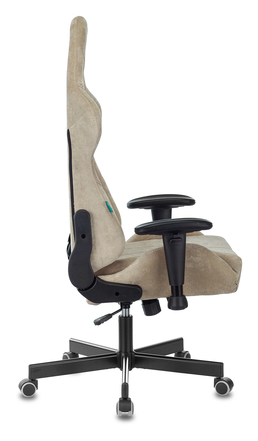 Кресло игровое Zombie VIKING KNIGHT Fabric песочный Light-21 с подголов. крестов. металл Кресло игровое Zombie VIKING KNIGHT Fabric песочный Light-21 с подголов. крестов. металл