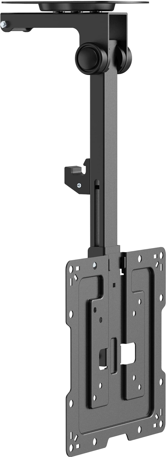 Кронштейн для телевизора Ultramounts UM967 черный 23"-55" макс.20кг потолочный поворот и наклон