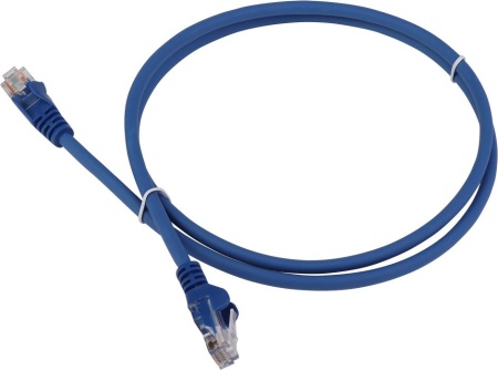 Патч-корд Lanmaster LAN-PC45/U5E-10-BL UTP RJ-45 вил.-вилка RJ-45 кат.5E 10м синий LSZH (уп.:1шт)