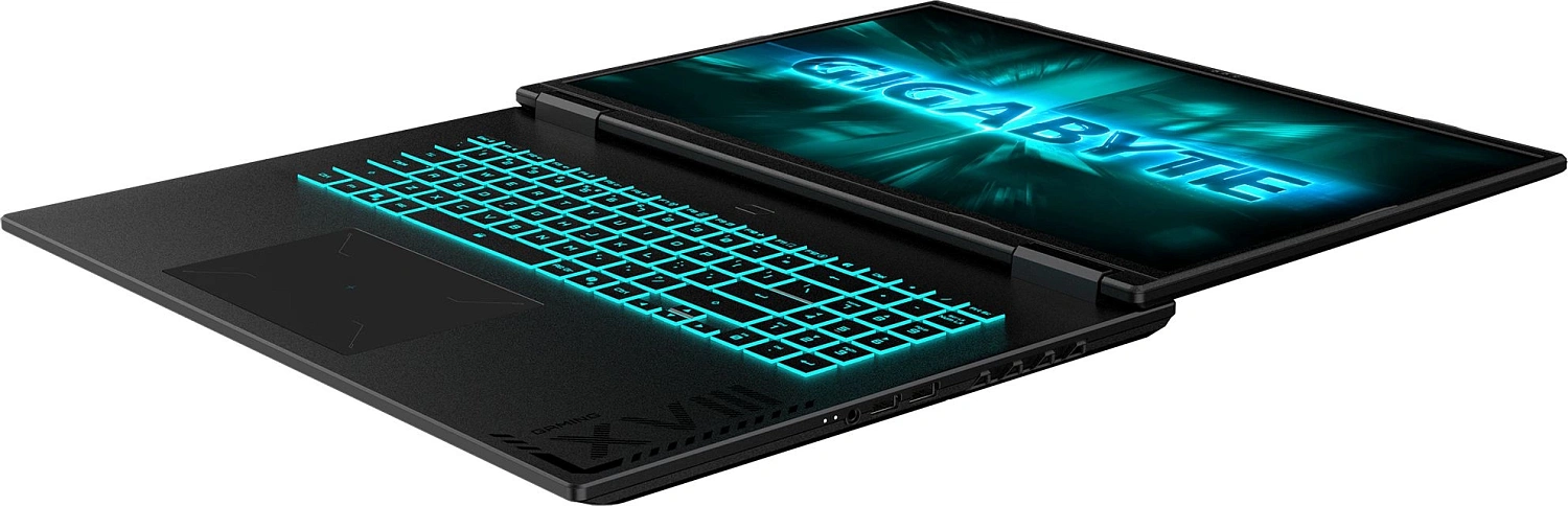 Ноутбук Gigabyte Gaming A18 GA83H AMD Ryzen 7 260/16Gb (1*16 D5)/SSD1Tb/RTX5070 8Gb (85W)/18"/IPS/WQXGA/2560x1600/165Hz/NoOS/RJ-45/Black/2.8kg