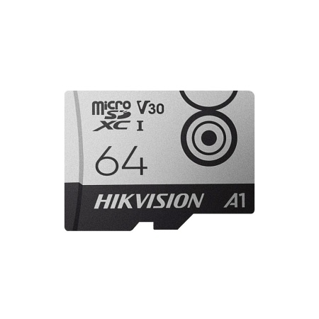 microSDXC 64GB Hikvision M1 Tachograph Video Surveillance Memory Card [HS-TF-M1/64G] UHS-I U1 Class 10 A1/V30, 95/55 MB/s, 24/7, Working Temperature:-25°C to +85°C, Storage Temperature: -40~ 85°C, More than 3000 P/E(Program/Erase), RTL (068655) {50}