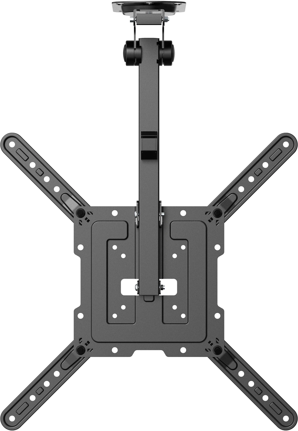Кронштейн для телевизора Ultramounts UM967 черный 23"-55" макс.20кг потолочный поворот и наклон