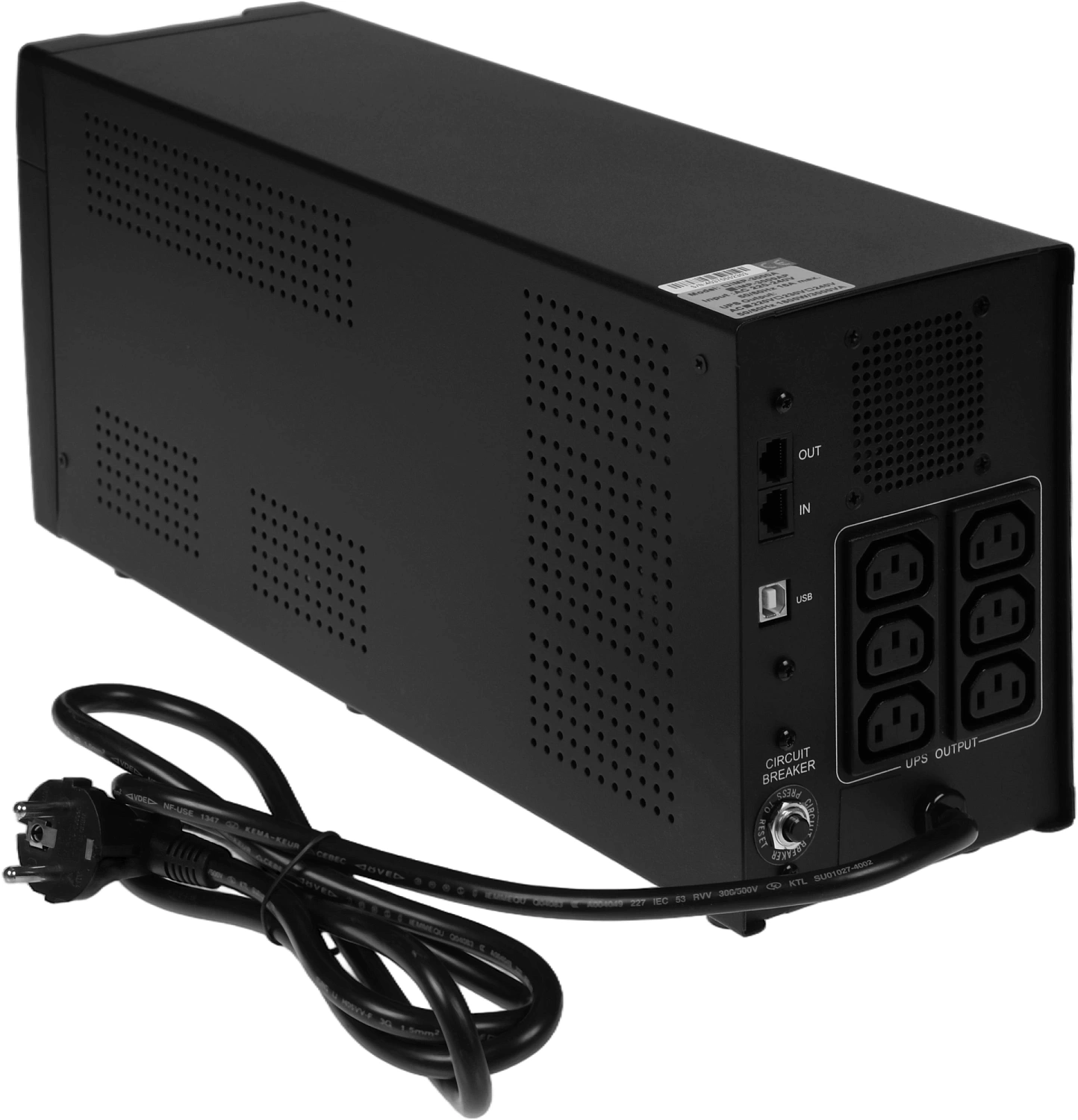 Источник бесперебойного питания Powercom Imperial IMP-3000AP 1800Вт 3000ВА черный