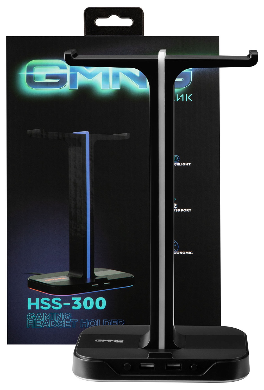 Подставка GMNG HSS-300 (1538458) черный 270x250x100мм пластик