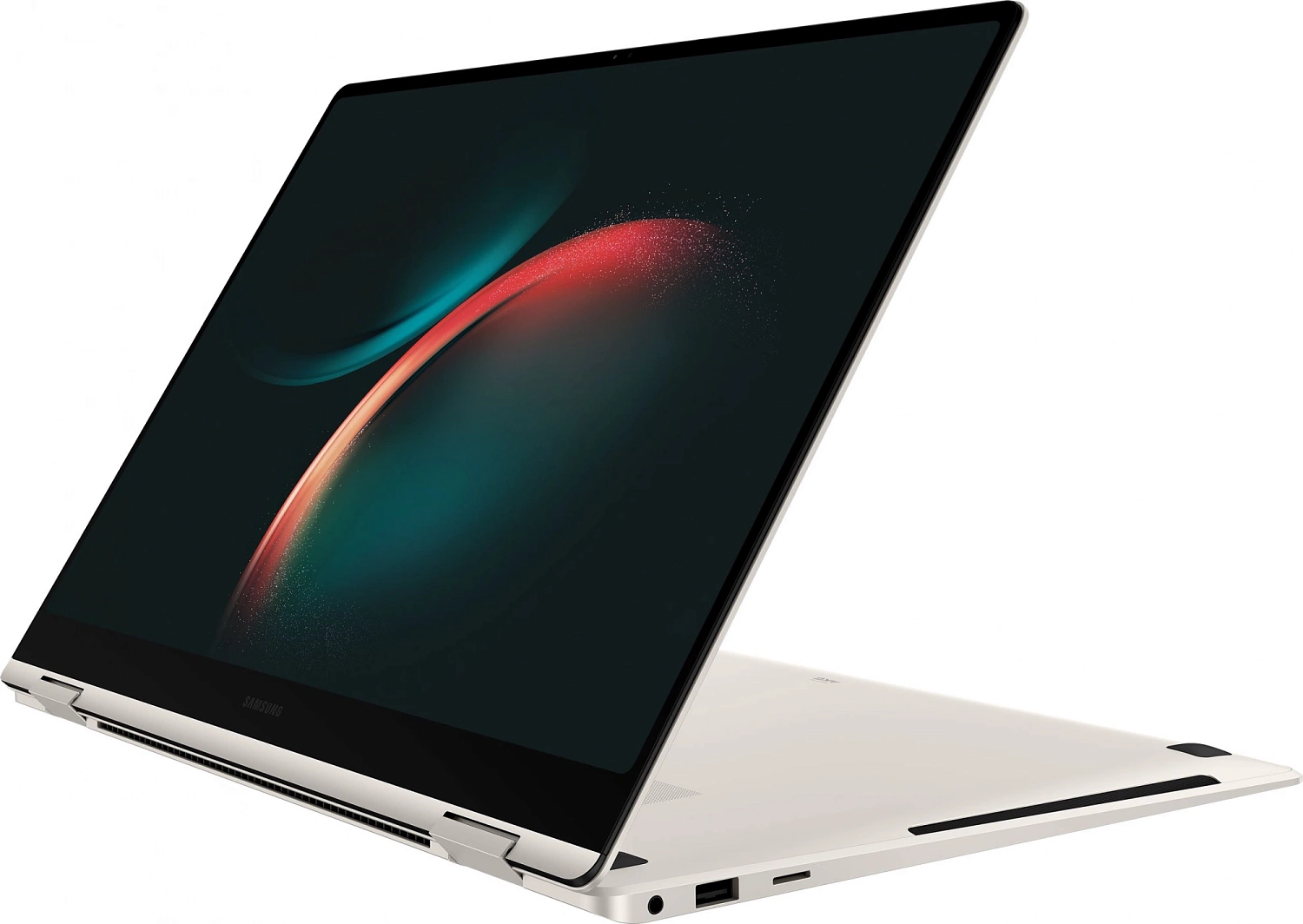 Ноутбук Samsung Galaxy Book 3 Pro 360 NP960 Core i7 1360P 16Gb SSD512Gb Intel Iris Xe graphics 16" AMOLED Touch 3K (2880x1800) Windows 11 Home English 64 beige WiFi BT Cam (NP960QFG-KB2US)