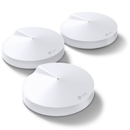 Бесшовный Mesh роутер TP-Link Deco M9 Plus (DECO M9 PLUS(3-PACK)) AC2200 10/100/1000BASE-TX (упак.:3шт)