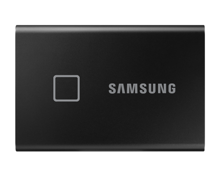 1.8" 500GB Samsung T7 Touch Black External SSD MU-PC500K/WW USB 3.2 Gen 2 Type-C, 1050/1000 RTL {5 MU-PC500K/WW (195280)