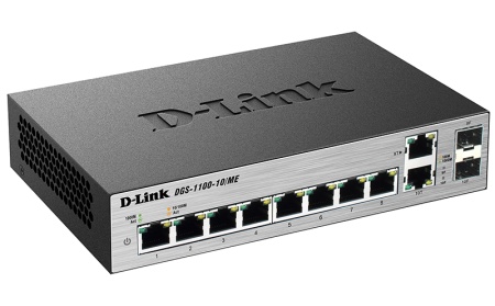 Коммутатор D-Link DGS-1100-10/ME/A2A 8G 2GBIC управляемый