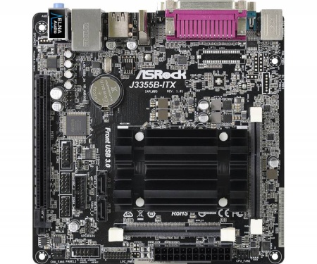 Материнская плата Asrock J3355B-ITX mini-ITX AC`97 8ch(7.1) GbLAN+VGA+HDMI