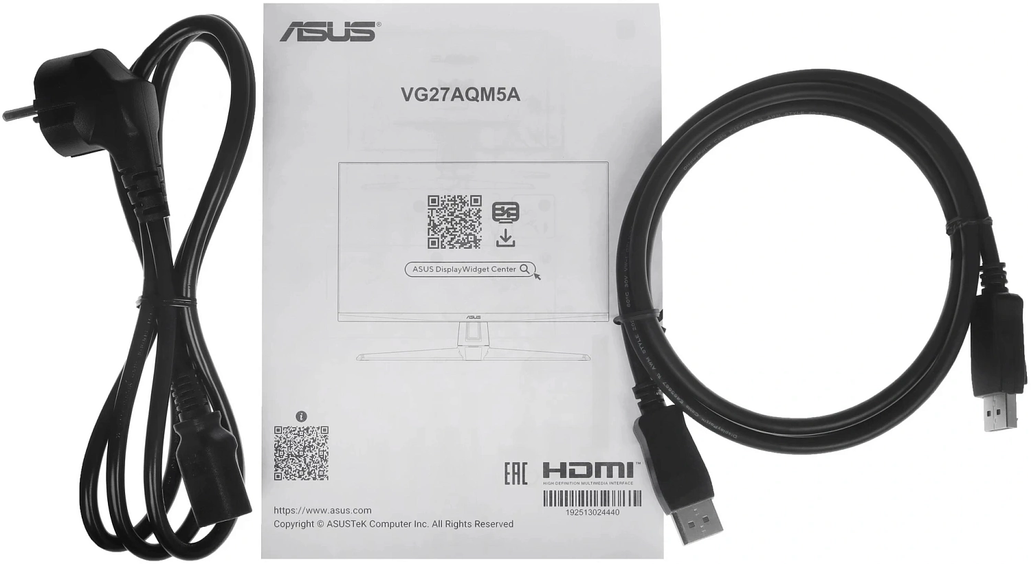 Монитор Asus 27" TUF Gaming VG27AQM5A черный IPS LED 1ms 16:9 HDMI M/M матовая 1300:1 300cd 178гр/178гр 2560x1440 300Hz DP Quad HD 2K (1440p) USB 3.6кг
