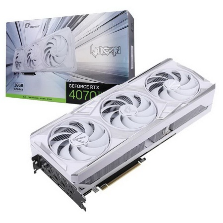 Видеокарта Colorful RTX4070Ti SUPER iGame Vulcan W OC-V 16GB GDDR6X 256bit 3xDP HDMI 3FAN