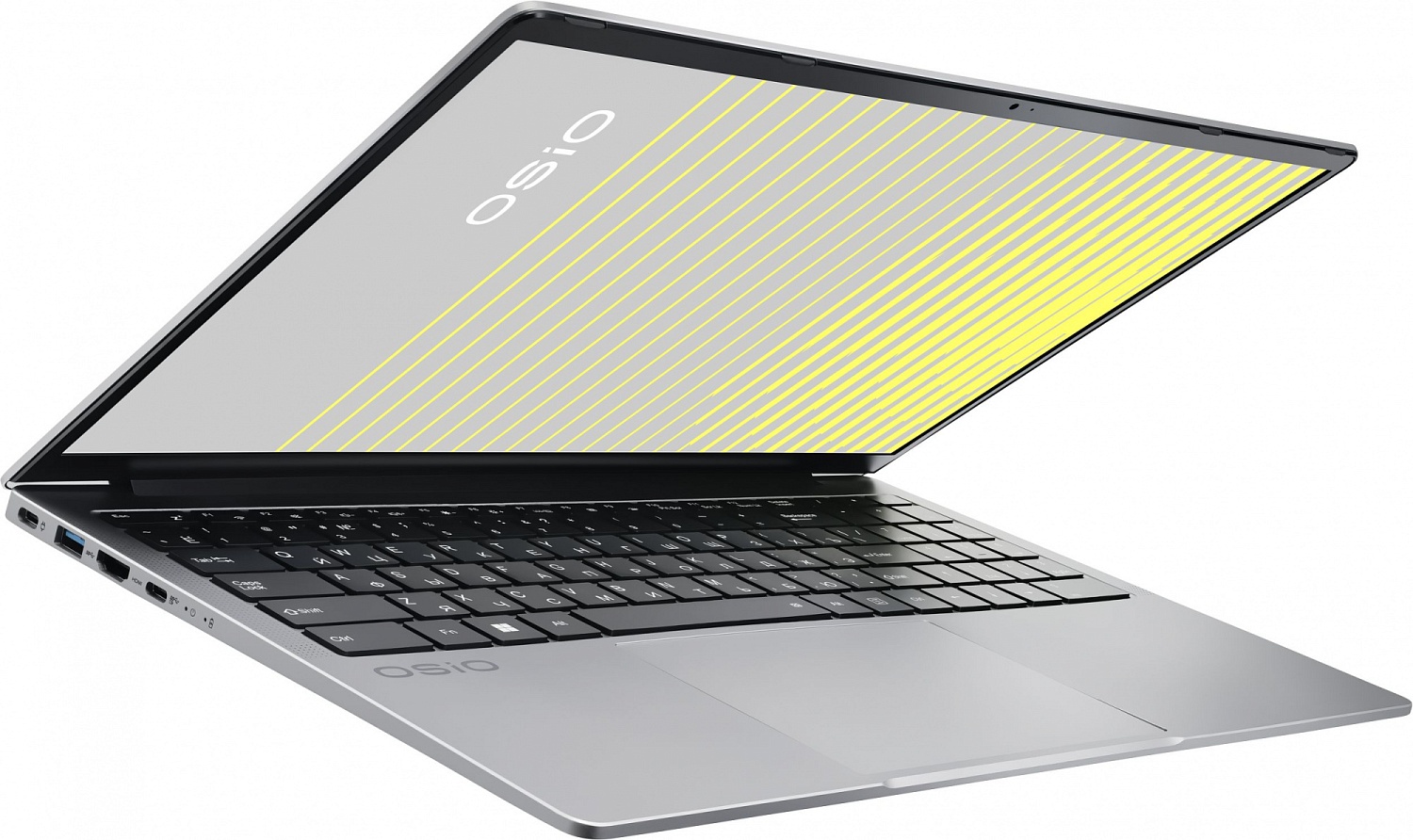 Ноутбук Osio FocusLine F150i-002 Core i3 1125G4 16Gb SSD256Gb Intel UHD Graphics 15.6" IPS FHD (1920x1080) Windows 11 Home grey WiFi BT Cam 6000mAh