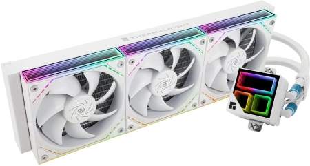 Система водяного охлаждения Thermalright Frozen Infinity 360 ARGB Soc-AM5/AM4/1200/1700/1851 белый 4-pin 28.2dB Al Ret (F-INFINITY-360-WH)