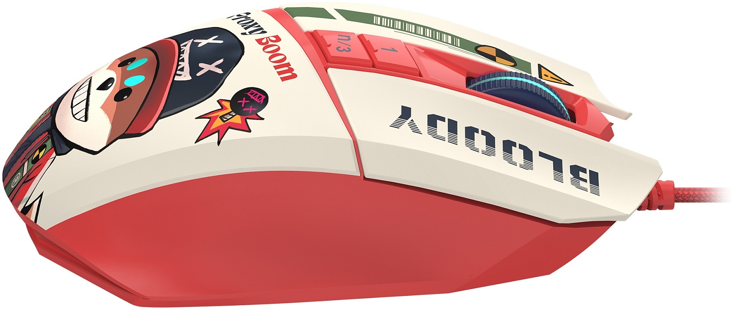 Мышь A4Tech Bloody W63 Max Proxy Boom рисунок оптическая (120000dpi) USB Мышь A4Tech Bloody W63 Max Proxy Boom рисунок оптическая (120000dpi) USB