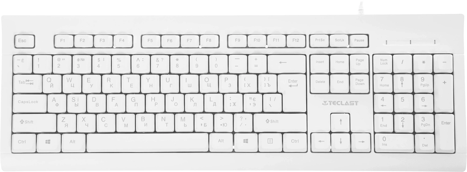 Моноблок Teclast K24 Air 23.8" Full HD i5 12600H (2.7) 16Gb SSD512Gb Iris Xe Windows 11 Pro GbitEth WiFi BT 120W клавиатура мышь белый 1920x1080