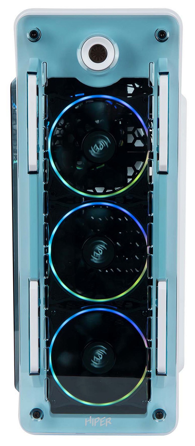 Корпус Hiper OW белый без БП ATX 2x120mm 2xUSB2.0 1xUSB3.0 audio bott PSU