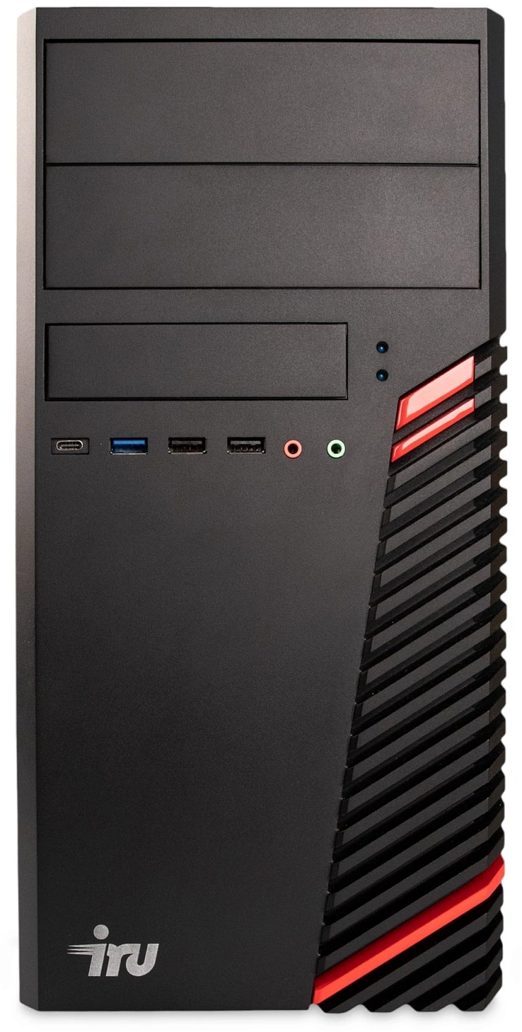 ПК IRU Planio 310H6SM MT i5 12400 (2.5) 8Gb SSD256Gb UHDG 730 Windows 11 Pro 64 GbitEth 450W черный (RUS) (2161264)