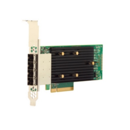 ACD 9400-16e PCIe 3.1 x8 LP, Tri-Mode SAS/SATA/NVMe 12G HBA, 16port(4*ext SFF8644), 3416 IOC (аналог Broadcom 9400-16e) (007271)