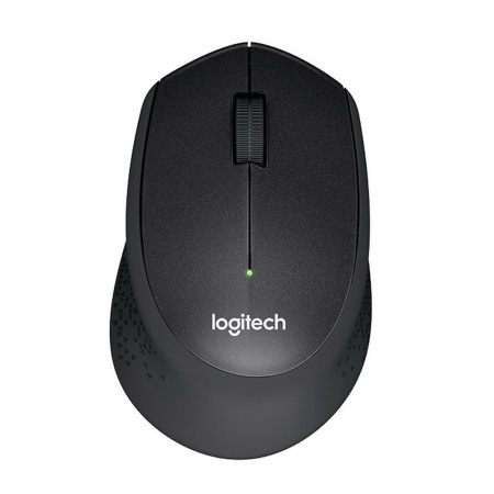 Мышь Logitech Bad Pack Мышь беспроводная Logitech M330 Silent Plus Black черная, оптическая, 1000dpi, 2.4GHz,USB-ресивер, бесшумная, под правую руку (066670)