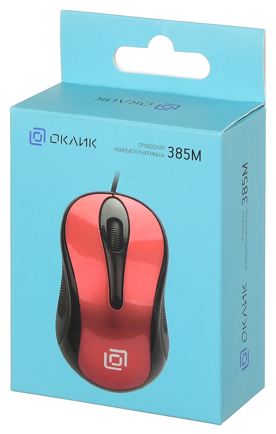 Мышь Оклик 385M черный/красный оптическая (1000dpi) USB для ноутбука (3but) Мышь Оклик 385M черный/красный оптическая (1000dpi) USB для ноутбука (3but)
