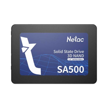 Ssd накопитель Netac SSD SA500 240GB 2.5 SATAIII 3D NAND, R/W up to 520/450MB/s, TBW 120TB, 3y wty