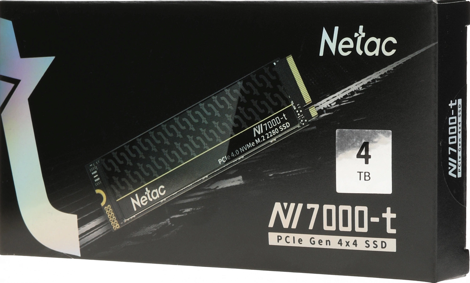 Накопитель SSD Netac PCIe 4.0 x4 4TB NT01NV7000T-4T0-E4X NV7000-t M.2 2280 1.91 DWPD