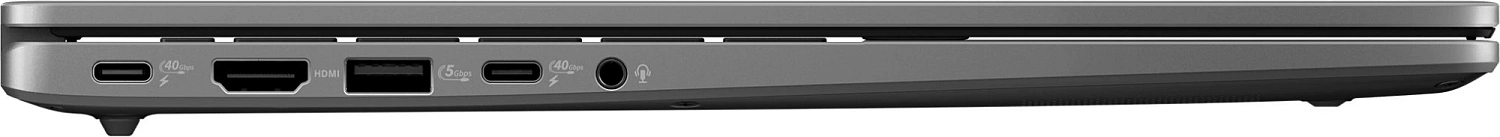 Ноутбук Asus VivoBook S14 S3407QA-SF044W Snapdragon X X1-26-100 16Gb SSD1Tb Qualcomm Adreno 14" OLED FHD+ (1920x1200) Windows 11 Home grey WiFi BT Cam (90NB16B2-M004B0)