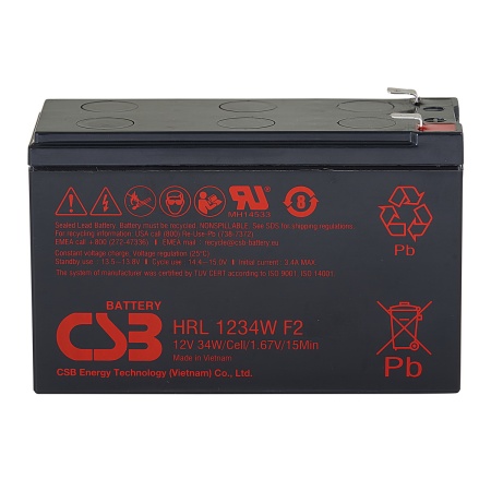 Аккумуляторная батарея CSB HRL1234W F2 FR