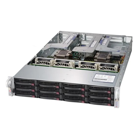 SYS-6029U-TR4 2U, 2xLGA3647 (up to 205W), iC621 (X11DPU), 24xDDR4, up to 12x3.5 HDD (opt. 8 SAS3 + 4 NVMe/SAS3), 4x1GbE, 1x PCIEx16, 5x PCIEx8, 1x PCIx8 LP, 1x PCIEx8 internal LP, 2x1000W