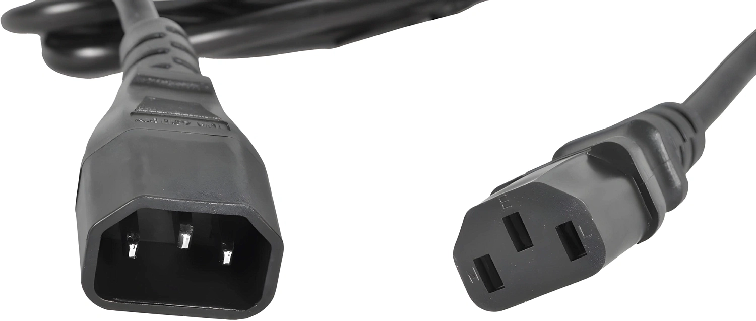 Шнур питания Rem R-10-Cord-C13-C14-3 C13-С14 проводник.:3x1мм2 3м 220В 10А (упак.:1шт) черный