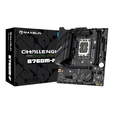 MS-Challenger B760M-F
 1700, B760, 2xDDR4, 1xPCIEx16,1xPCIEx1,1xM.2, Front2xUSB3,2xUSB2, Rear2xUSB3,4xUSB2, 3xSATA3, 1GLan, VGA+HDMI, mATX, RTL